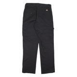 DICKIES Cargo Mens Trousers Black Regular Straight W32 L33