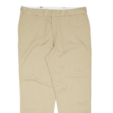 DICKIES Chino Mens Trousers Beige Regular Straight W42 L32