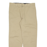 DICKIES Chino Mens Trousers Beige Regular Straight W36 L31