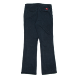 DICKIES Chino Womens Trousers Blue Slim Bootcut W30 L31