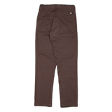 DICKIES Chino Mens Trousers Brown Regular Tapered W29 L32