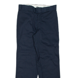 DICKIES Chino Mens Trousers Blue Regular Straight W28 L28