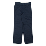 DICKIES Chino Mens Trousers Blue Regular Straight W28 L28