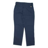 DICKIES Mens Trousers Blue Regular Straight W32 L29