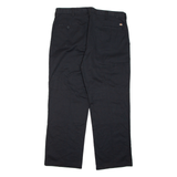 DICKIES Chino Mens Trousers Black Regular Straight W36 L30
