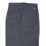 DICKIES Cargo Mens Trousers Grey Regular Straight W38 L25