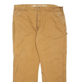 DICKIES Carpenter Cargo Mens Trousers Beige Regular Straight W38 L30