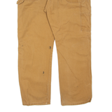 DICKIES Carpenter Cargo Mens Trousers Beige Regular Straight W38 L30