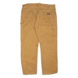 DICKIES Carpenter Cargo Mens Trousers Beige Regular Straight W38 L30