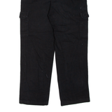 DICKIES Cargo Mens Trousers Black Regular Straight W30 L30