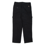 DICKIES Cargo Mens Trousers Black Regular Straight W30 L30