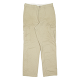 DICKIES Cargo Mens Trousers Beige Regular Straight W33 L31