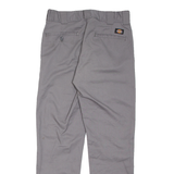 DICKIES Mens Trousers Grey Regular Straight W29 L30
