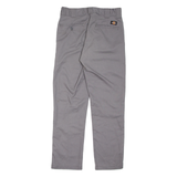 DICKIES Mens Trousers Grey Regular Straight W29 L30