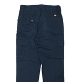 DICKIES Cargo Mens Trousers Blue Regular Straight W32 L32