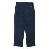 DICKIES Cargo Mens Trousers Blue Regular Straight W32 L32
