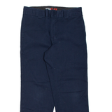 DICKIES Chino Mens Trousers Blue Regular Straight W34 L30