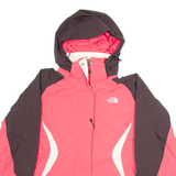 THE NORTH FACE Womens Rain Coat Pink Hooded M