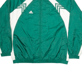 ADIDAS Mens Track Jacket Green 2XL