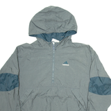 ADIDAS Mens Track Jacket Grey Hooded M