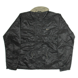 NIKE Mens Track Jacket Black Nylon L