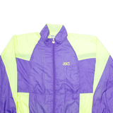 ASICS Mens Track Jacket Purple Nylon L