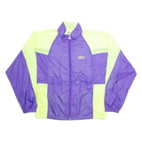 ASICS Mens Track Jacket Purple Nylon L