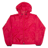 POLO RALPH LAUREN Mens Track Jacket Red Nylon Hooded M