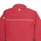 TIMBERLAND Mens Track Jacket Red Nylon M