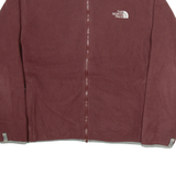 THE NORTH FACE Mens Fleece Jacket Maroon M