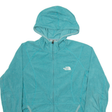 THE NORTH FACE Womens Fleece Jacket Green Hooded M