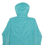 THE NORTH FACE Womens Fleece Jacket Green Hooded M