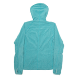 THE NORTH FACE Womens Fleece Jacket Green Hooded M