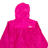 THE NORTH FACE Womens Fleece Jacket Pink Hooded S