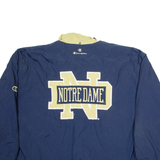 CHAMPION Notre Dame Mens Jacket Blue 2XL