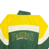 LOGO 7 Green Bay Packers Mens Shell Jacket Green USA Colourblock L