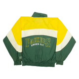 LOGO 7 Green Bay Packers Mens Shell Jacket Green USA Colourblock L