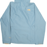 THE NORTH FACE Womens Rain Coat Blue Hooded XS