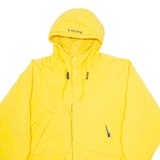 NAUTICA Mens Coat Yellow Nylon Hooded M