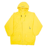 NAUTICA Mens Coat Yellow Nylon Hooded M