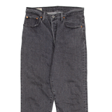 LEVI'S 501 Jeans Womens Grey Regular Straight W28 L23