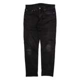 LEVI'S 502 Jeans Mens Black Regular Tapered W32 L32