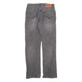 LEVI'S 514 Jeans Womens Grey Regular Straight W28 L28