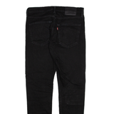 LEVI'S 512 BIG E Jeans Mens Black Slim Tapered W32 L32
