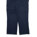 DICKIES Womens Trousers Blue Regular Straight W30 L27