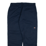 DICKIES Mens Trousers Blue Regular Straight W38 L32