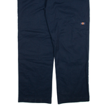 DICKIES Mens Trousers Blue Regular Straight W38 L32