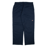 DICKIES Mens Trousers Blue Regular Straight W38 L32