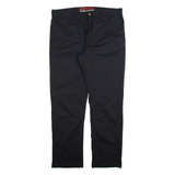 DICKIES Mens Trousers Black Regular Straight W36 L30