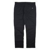 DICKIES Mens Trousers Black Regular Straight W36 L30